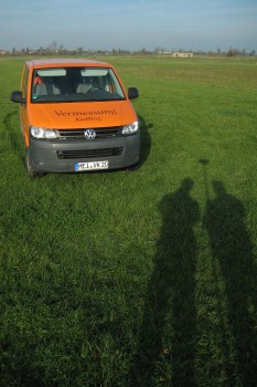 Vermessungsfahrzeug, GPS-Schatten
